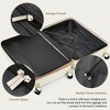 YONWAY 3 Piece Luggage Set, with Spinner Wheels & Cup Holder, ABS Hardshell Suitcase Sets, 20/24/28 Inch - 2 of 4