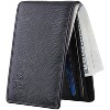 Generic Slim Rfid Wallet for Men Minimalist Leather ID Window Front Pocket Bifold Wallet Bussiness Card Holder Gift - 2 of 4