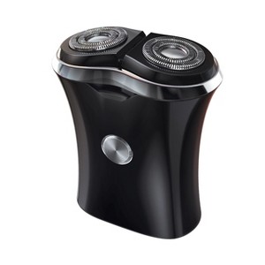 Perry Ellis Mens Electric Shaver with Twin Rotary Blades, USB Rechargeable, Silver - 1 of 4
