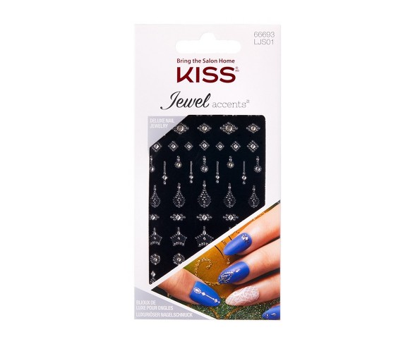 Kiss Jewel Accents Deluxe Nail Jewelry - 55ct