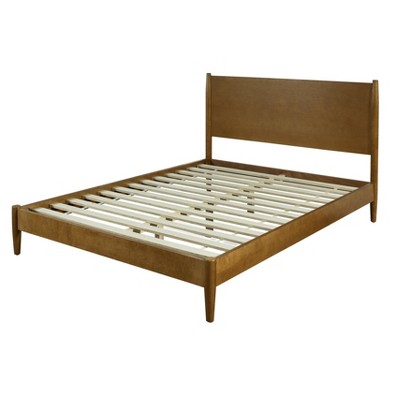 Acorn Queen Mid-Century Modern Wood Bed Frame