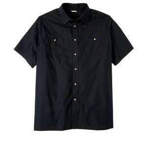 KingSize Short-Sleeve Pocket Sport Shirt - 1 of 4