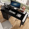 NicBex 47.3" Computer Desk with Power Outlet,Home Office Desk with 3 Drawers and Side Pocket for Home,Office - 2 of 4