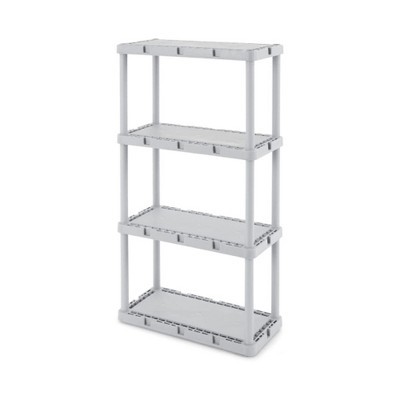 Vtec Trading Silver 5-Tier Metal Storage Shelves