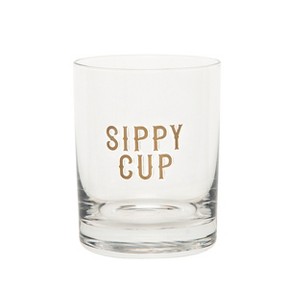 Totalee Gift Sippy Cup Rocks Glass Clear 10 oz - 1 of 1