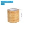 Unique Bargains Floor Door Table Desk Self-Adhesive Textured Masking Wood Grain Repair Tapes 2.2" x 15' 4 Pcs - 2 of 4