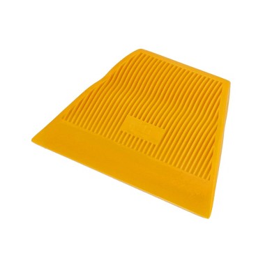 Unique Bargains Plastic Trapezoid Car Bubble Window Film Tint Scraper Yellow 2 Pcs