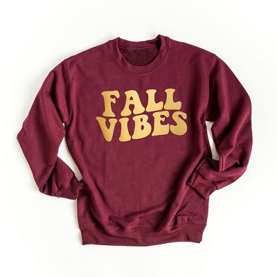 Simply Sage Market Women's Graphic Sweatshirt Fall Vibes Retro Puff Print