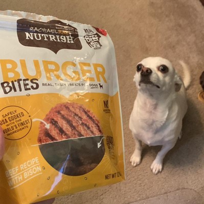 Rachael Ray Nutrish Burger Bites Beef Burger With Bison Recipe Chewy Dog Treats 12oz Target