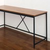 Anybear Wood and Metal Corner Desk - 3 of 4