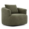Ridstar 360° Swivel Accent Chair with Cushion for Living Room, Bedroom, Office & Hotel-Green - 4 of 4