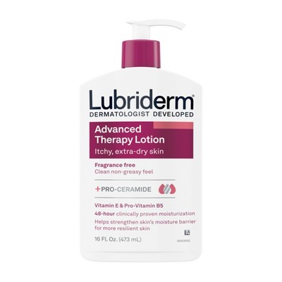 Lubriderm Advanced Therapy Moisturizing Body Lotion for Extra Dry Skin with Pro Vitamin B5 - Fragrance Free - 16 fl oz_2