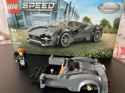 LEGO Speed Champions Pagani Utopia 76915 Kit de construcción de modelos de  juguete de coche de carreras, hipercoche italiano, vehículo de carreras