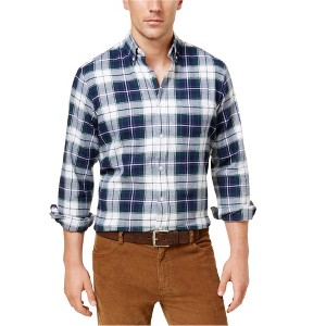 Club Room Mens Plaid Flannel Button Up Shirt - 1 of 1