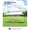 Jojoka 10x10 Pop Up Canopy Tent,Patio Canopy Tent with One Button Push Setup,4 Weight Bags,3 Adjustable Height - 4 of 4