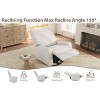Nursery Recliner Chair, 360° Swivel Rocking Glider Chair for Adults with Adjustable Backrest & Footrest - 4 of 4