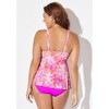 Swimsuits for All Women's Plus Size V-Neck Twist Tankini Top - 3 of 4