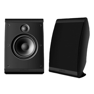 Polk Audio OWM3 Compact Multi-Application Satellite Speaker - Pair (Black) - 1 of 4