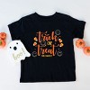SmileyWorld Trick or Treat Candy - Youth Short Sleeve Graphic T-Shirt and Toddler Short Sleeve Graphic T-Shirt - 3 of 4