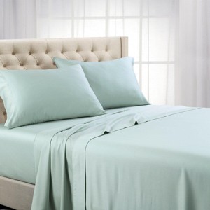 Egyptian Linens Flex King (Split Top) Sheets 1000 Thread Count 100% Cotton Solid Sheet Sets - 1 of 3