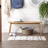Design Imports Southwestern Textured Fringe - Stone & Blue - 2 X 3 Ft - 4 of 4