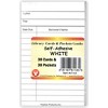 Hygloss Library Cards & Self-Adhesive Pockets Combo, White, 30 Each/60 Pieces Per Pack, 3 Packs - 3 of 3