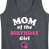 Women's - Barbie - Mom of The Birthday Girl Graphic Racerback Tank - 2 of 4