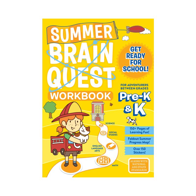 Summer Brain Quest Pre K &#38; K - by Workman (Paperback), 1 of 2