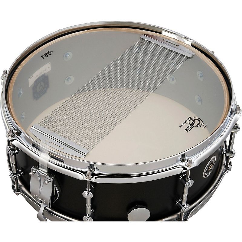 Gretsch Drums Brooklyn Standard Snare Drum 14 x 5.5 in. Satin Black Metallic, 4 of 7
