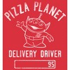 Men's Toy Story Pizza Planet Delivery Driver Alien T-Shirt - 2 of 4