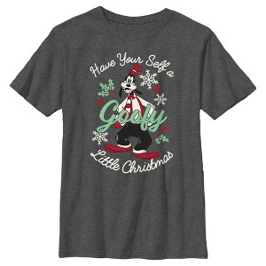 Boy's Mickey & Friends Have A Goofy Christmas T-Shirt - 1 of 4