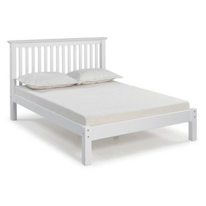 Barcelona Full Bed White - Bolton Furniture