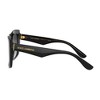 Dolce & Gabbana DG 4414 501/8G Womens Square Sunglasses Black on Transparent 54mm - 3 of 3