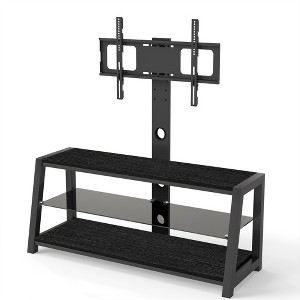 KTMBDW TV Stand with Mount and Power Outlet, Swivel TV Stand Mount for 32-65 inch TVs, Height Adjustable TV Entertainment Center with Cable Management - 1 of 4