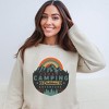 Simply Sage Market Women's Graphic Sweatshirt Forest Camping Badge - 2 of 4