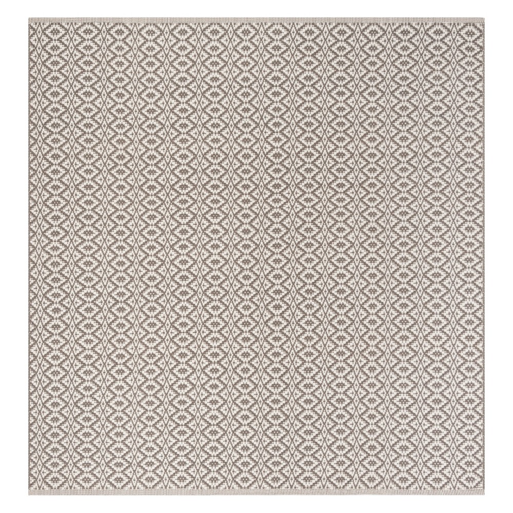 6'x6' Square Kalina Rug Ivory/Gray Square - Safavieh