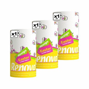 Renova Seasonal Paper Towels - 1 Jumbo Roll - 120 Sheets - 2 Ply - FSC Certified - Holiday & Decorative Kitchen Towels - 1 of 4