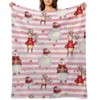 DSANE Christmas Snowman Reindeer Christmas Throw Blanket Soft Fleece Christmas Blanket Cozy Flannel Throw for Couch Bed - 2 of 4