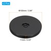 Unique Bargains High-strength Plastic 360-degree Rotating Design Durability Anti-slip Black Swivel Turntable 2 Pcs - 2 of 4