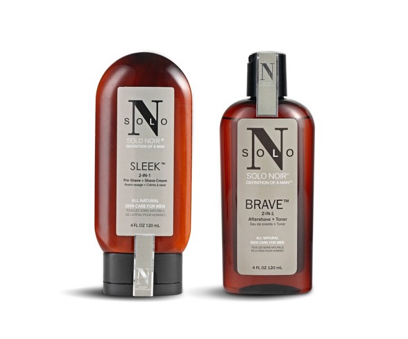 Solo Noir Shaving System 101:  100% All-Natural Shaving Kit