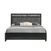 New Classic Furniture,Obsidian Wood Queen Bed, Black - 3 of 4