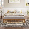 AZL1 Life Concept Beds Rustic Queen Platform Bed with Solid Wood Frame, with Slat Support and Underbed Storage, Brown, 82.29"*62.6"*12.01" - 4 of 4