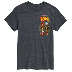 Men's - Marvel - X-Men Character Head Short Sleeve Graphic T-Shirt - 1 of 4