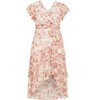 Women's Plus Size Flirty Tier Print Maxi Dress - pink | CITY CHIC - 4 of 4