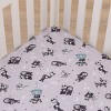 NoJo Disney Nightmare Before Christmas Gray, Black, White, and Blue, Jack Skellington Super Soft Nursery Fitted Crib Sheet - 3 of 4