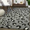 Balta Rugs 7'10"x10' Asaro Animal Print Teen Shag Rug Gray: Cheetah Print, High Pile, Stain-Resistant, OEKO-TEX Certified - 2 of 4