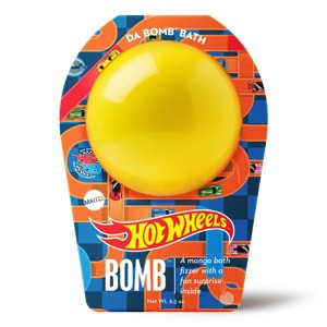 Da Bomb Bath Fizzers Hot Wheels Yellow Bath Bomb - 6.5oz - 1 of 4
