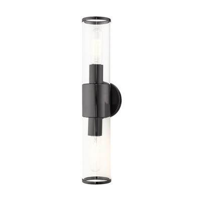 Livex Lighting Bancroft 2 - Light Vanity in  Black Chrome