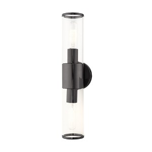 Livex Lighting Bancroft 2 - Light Vanity in  Black Chrome - 1 of 2
