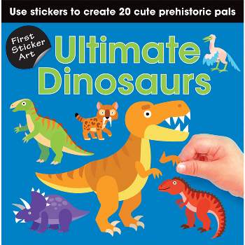 My First Sticker By Numbers: Dinosaurs and Dragons - ivory & birch